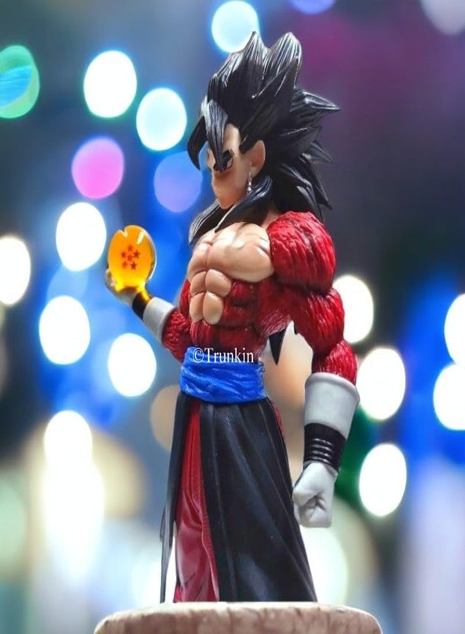 Trunkin SSJ4 Anime Action Figure with Dragon Ball - 32 cm Multicolour PVC Collectible Model Toy Inspired by DBZ Series - Image 5